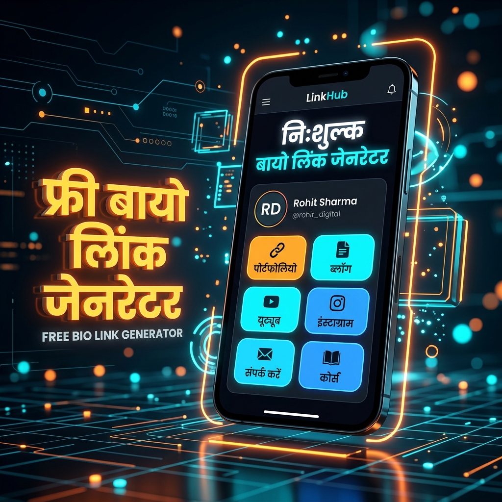 Instagram और TikTok के लिए मुफ्त Link in Bio कैसे बनाएं