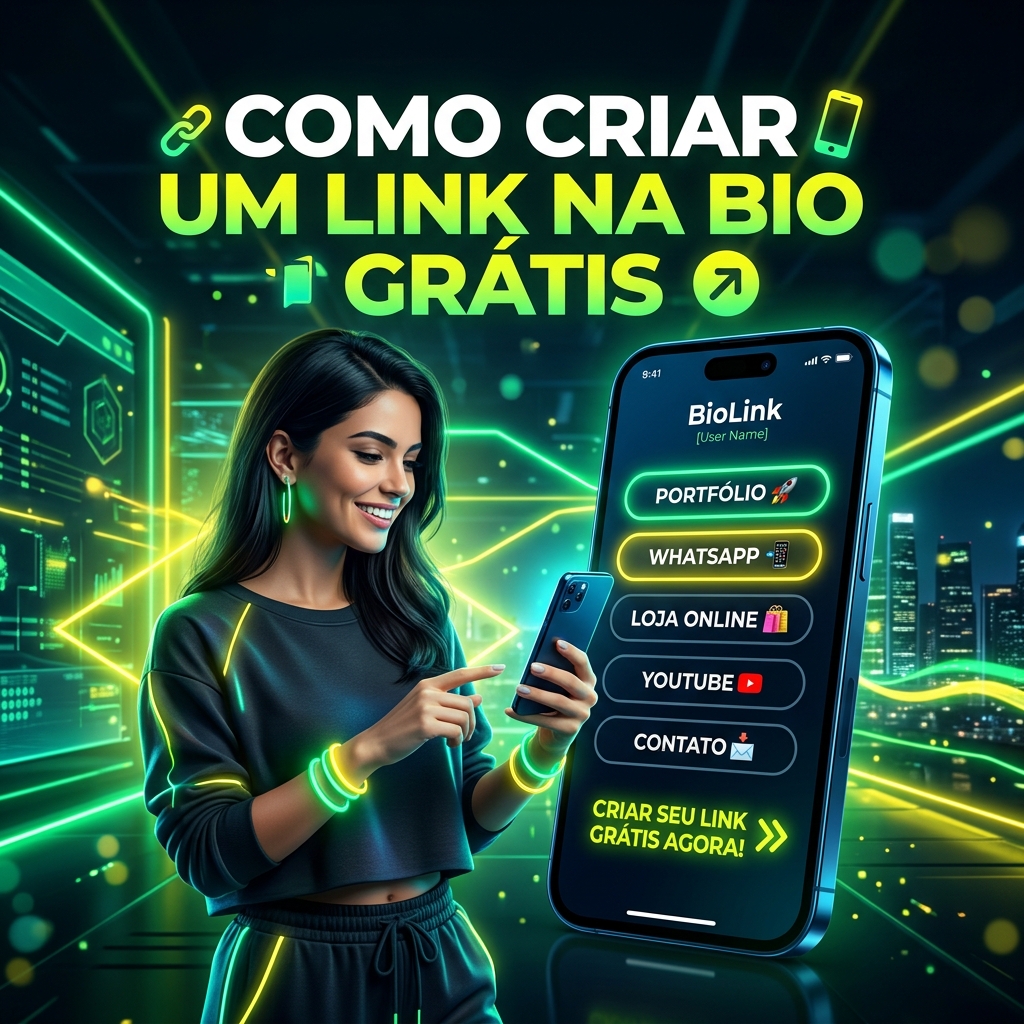 Como Criar um Link na Bio Grátis