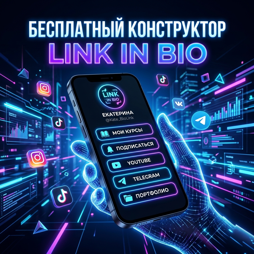 Как создать бесплатную ссылку в шапке профиля